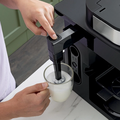 Create lattes, cappuccinos, and more