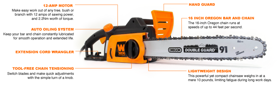 WEN 4017 Electric Chainsaw, 16" WEN 4017 Electric Chainsaw, 16"