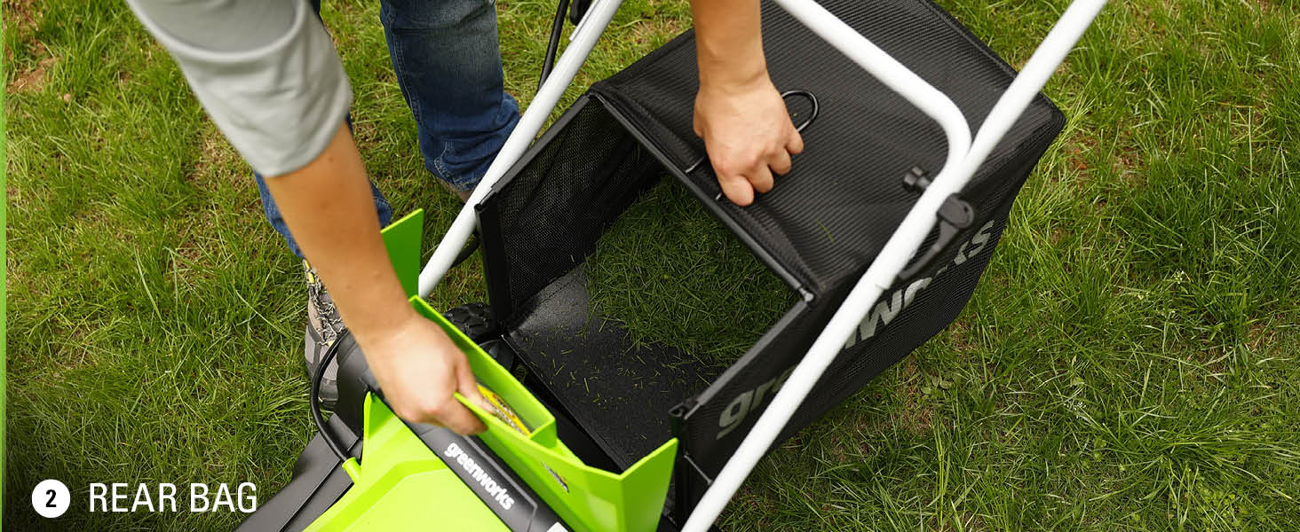 2-in-1 mowing versatility