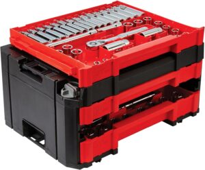 CRAFTSMAN 262-Piece Mechanic Tool Set, Master Socket Set with 3-Drawer VERSASTACK Tool Box, SAE/Metric Set (CMMT45309)