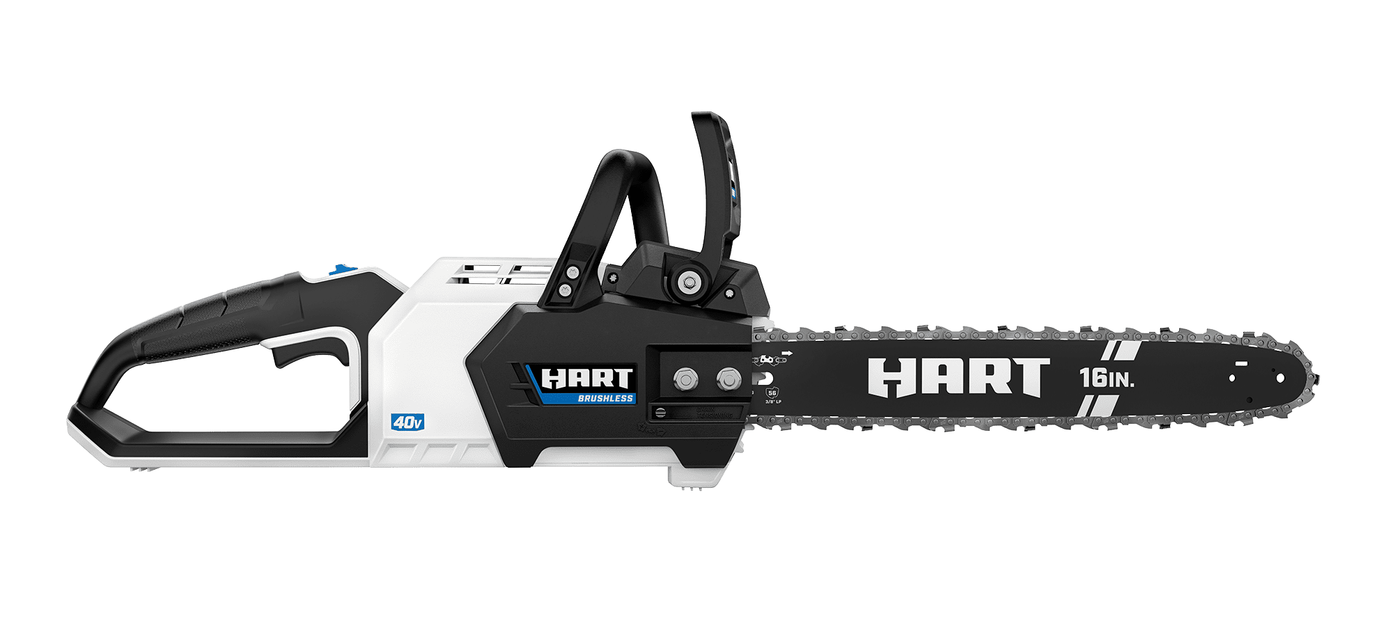 HART 40-Volt Cordless SUPERCHARGE Brushless 16-inch Chainsaw Kit, (1) 4.0 Ah Lithium-Ion Battery - 1