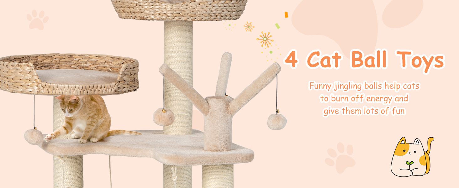 Cat Tree for Indoor Cats