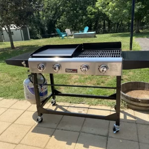 Royal Gourmet 4 - Burner Flat Top Liquid Propane 48000 BTU Gas Grill Royal Gourmet 4 - Burner Flat Top Liquid Propane 48000 BTU Gas Grill