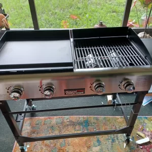 Royal Gourmet 4 - Burner Flat Top Liquid Propane 48000 BTU Gas Grill