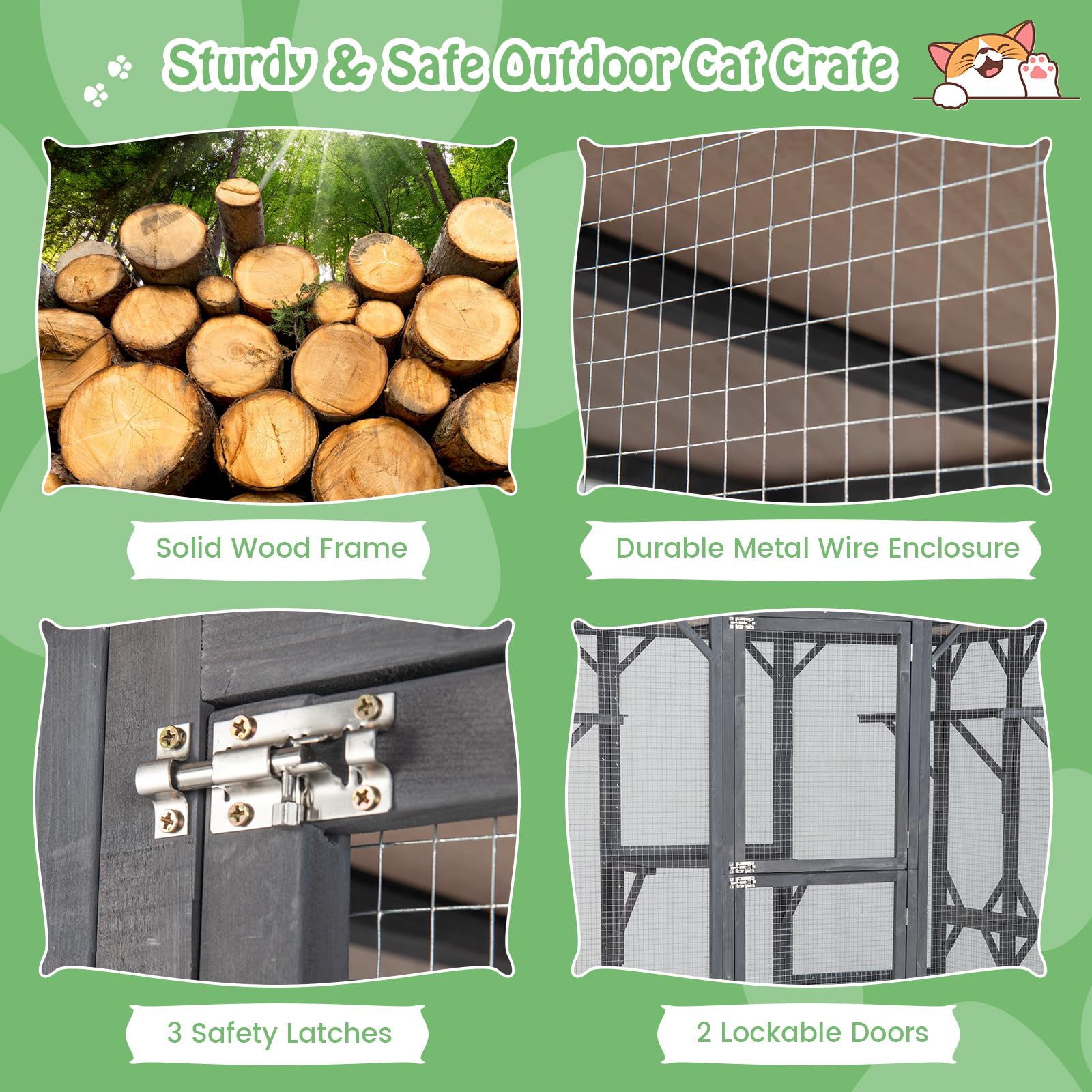 Catio Outdoor Cat Enclosure Large