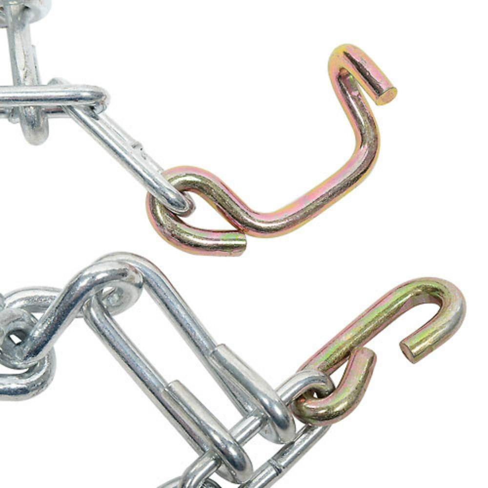 20x9x10, 20x10x8, 20x10x10, 21x8x10 in. Zinc Plated Chains Snow Tire Chains, Replaces Peerless 1062756 (Set of 2) - 1