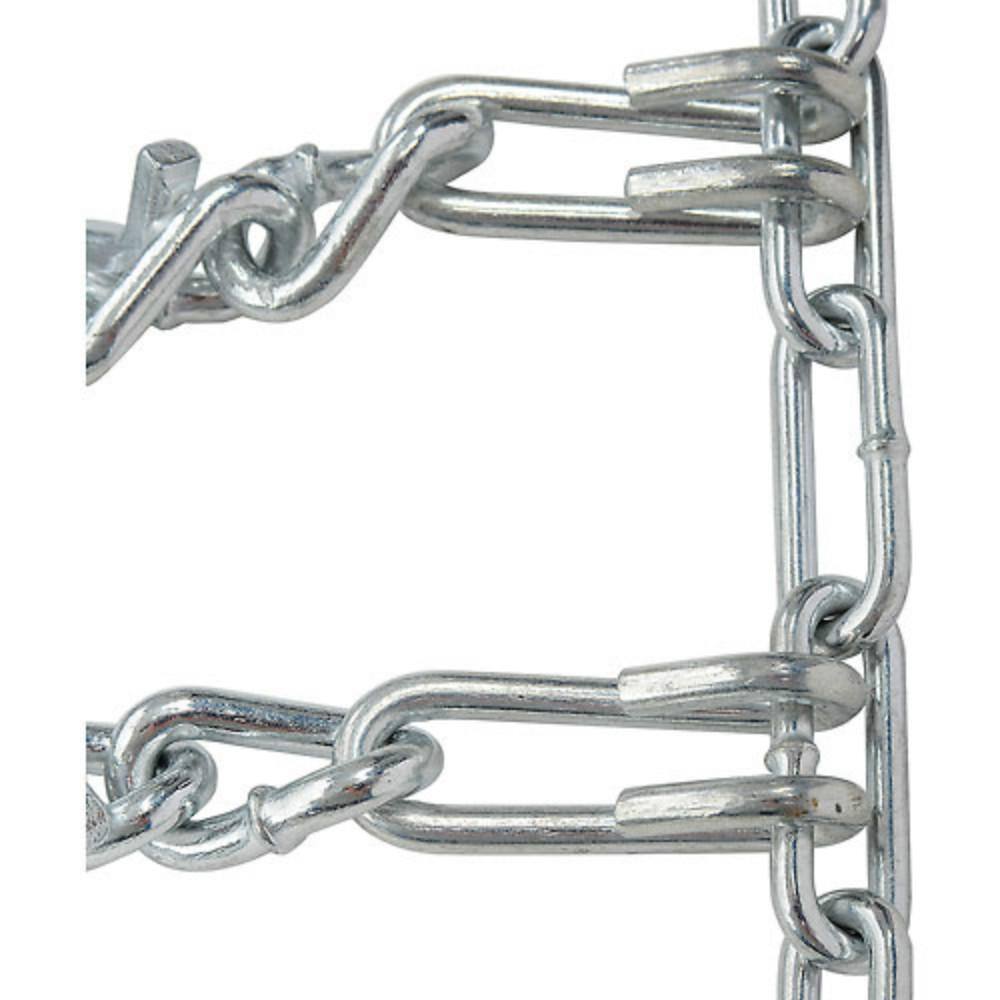 20x9x10, 20x10x8, 20x10x10, 21x8x10 in. Zinc Plated Chains Snow Tire Chains, Replaces Peerless 1062756 (Set of 2) - 2