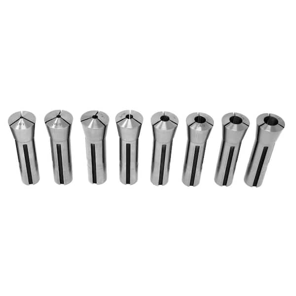 WEN 33182A Imperial Steel Collet Set for R8 Metal Milling Machines (8-Piece) WEN 33182A Imperial Steel Collet Set for R8 Metal Milling Machines (8-Piece) - 2