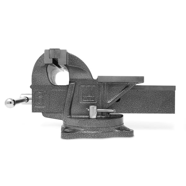 WEN 456BV 6 in. Heavy-Duty Cast Iron Bench Vise with Swivel Base WEN 456BV 6 in. Heavy-Duty Cast Iron Bench Vise with Swivel Base - 3