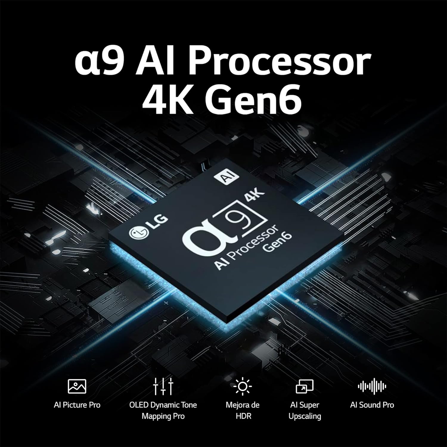 LG Pantalla OLED EVO 55 Pulgadas 4K Smart TV 2024 ThinQ AI OLED55C4PSA