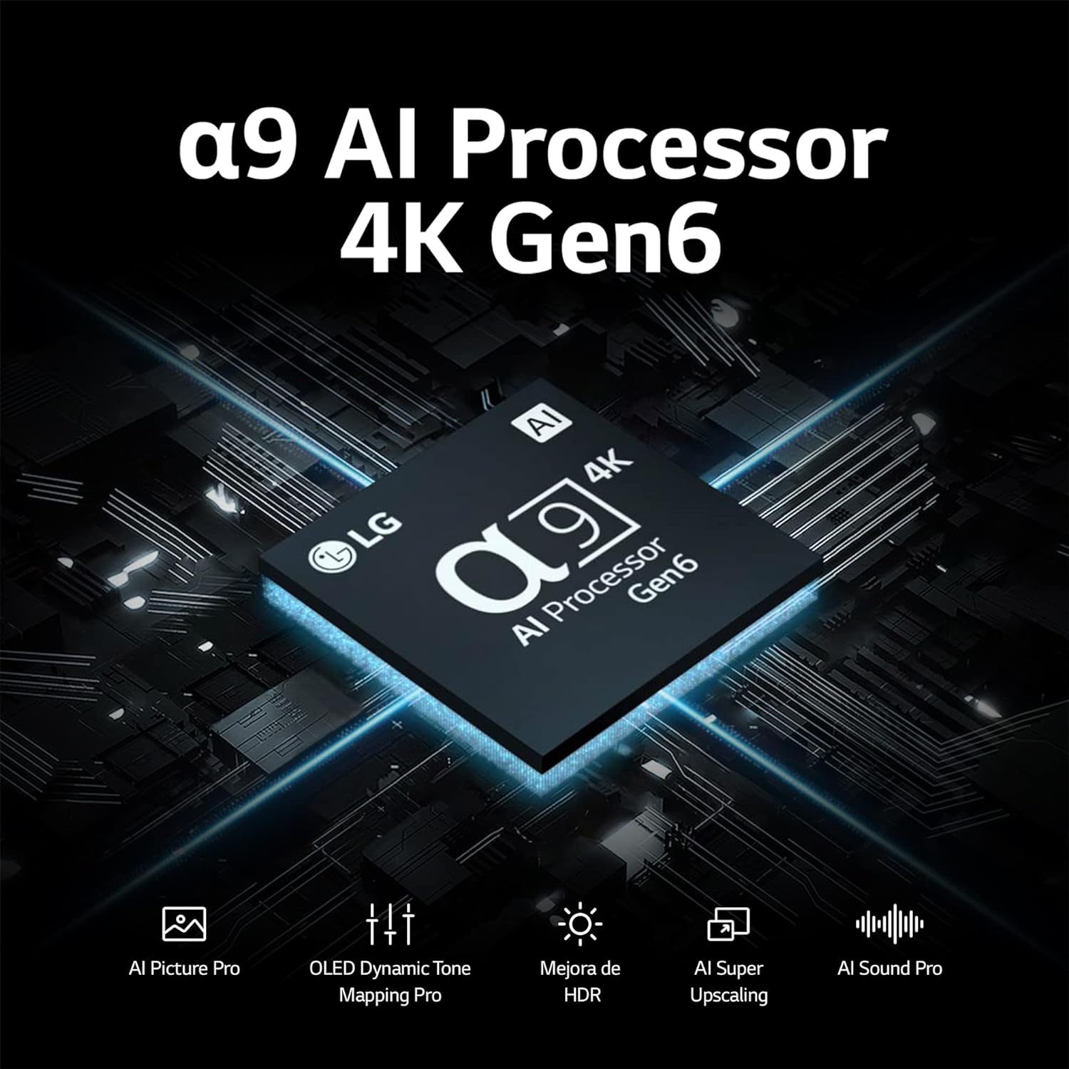 LG Pantalla OLED EVO 55 Pulgadas 4K Smart TV 2024 ThinQ AI OLED55C4PSA