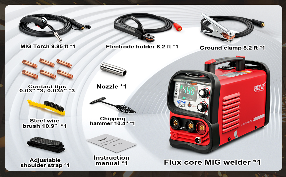 Soldador MIG 110v-UN140-A+ S