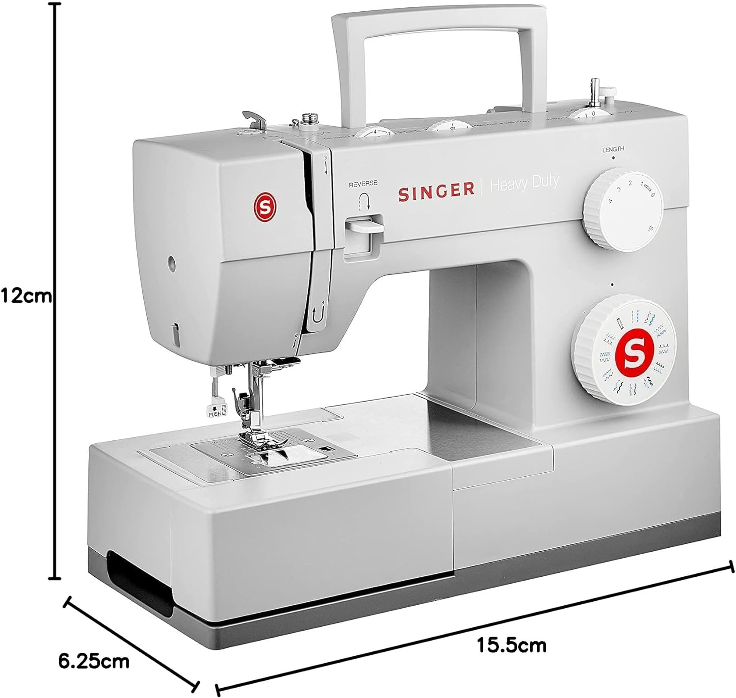 Máquina de coser SINGER 4423, gris