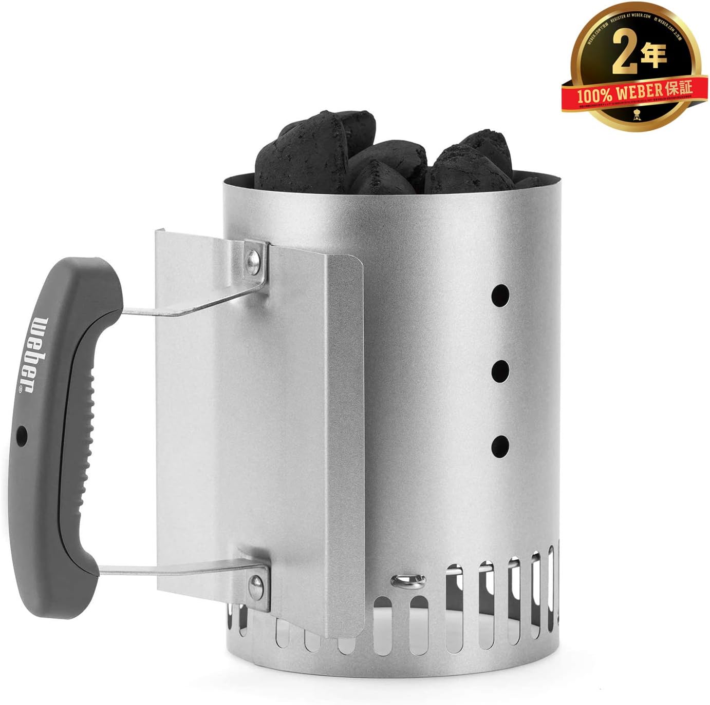 Weber, Asador Original Kettle Premium 22 Negro Adulto Unisex, Negro (Black), Pulgadas Premium
