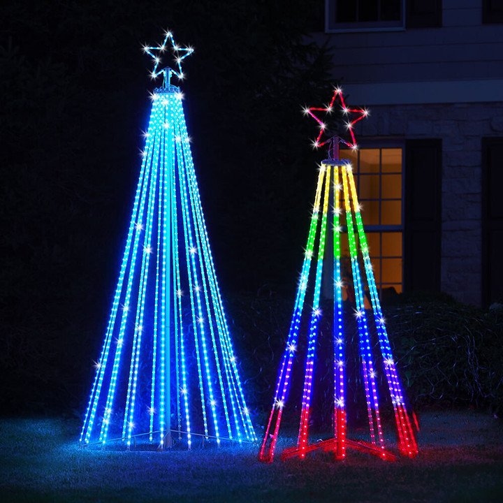 Multicolor LED Animated Outdoor Lightshow Tree