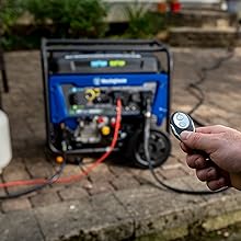 westinghouse equipo de energ&iacute;a al aire libre de arranque el&eacute;ctrico remoto llave de la casa de respaldo generador de energ&iacute;a hogar