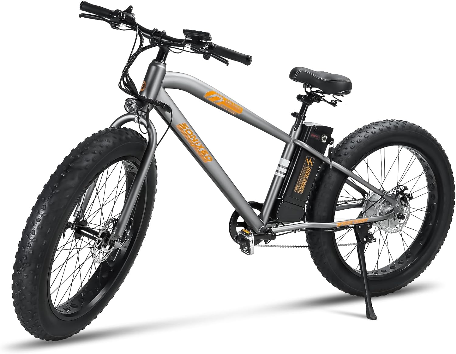 Bicicleta Eléctrica para Adultos,Motor de 500W, con Batería Removible de 48V 10 AH, Velocidad Máxima de 40 km/h, Neumáticos de 26”,Transmisión Shimano 6 velocidades,130kg, VB26 Cruiser