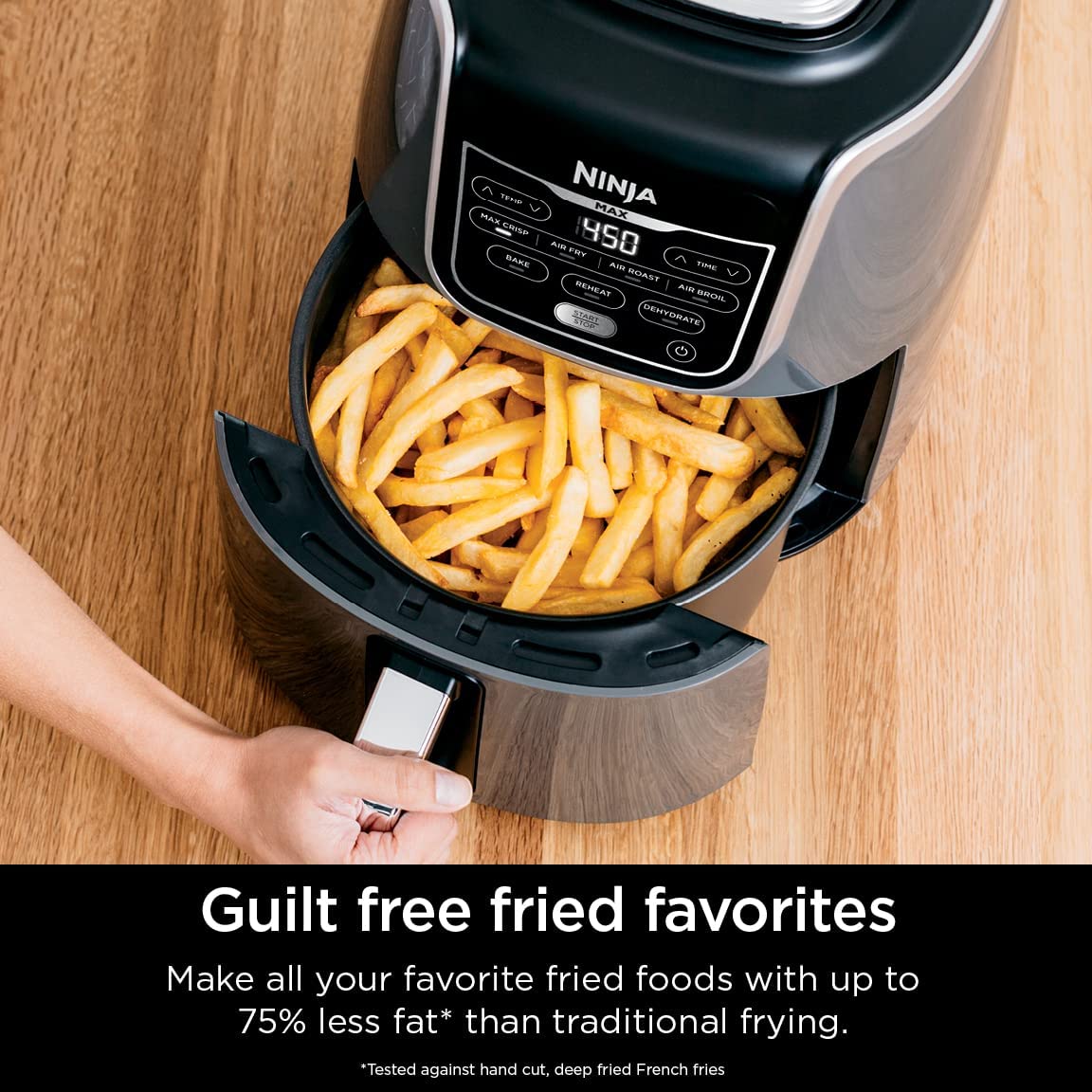 Ninja AF161 Max XL Air Fryer, 5.5 qt, grey