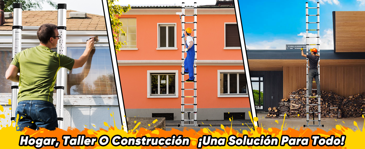 escalera de tijera extensible
