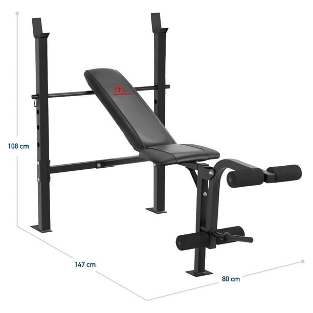 Banco de Ejercicio Marcy con Estante de Pesas