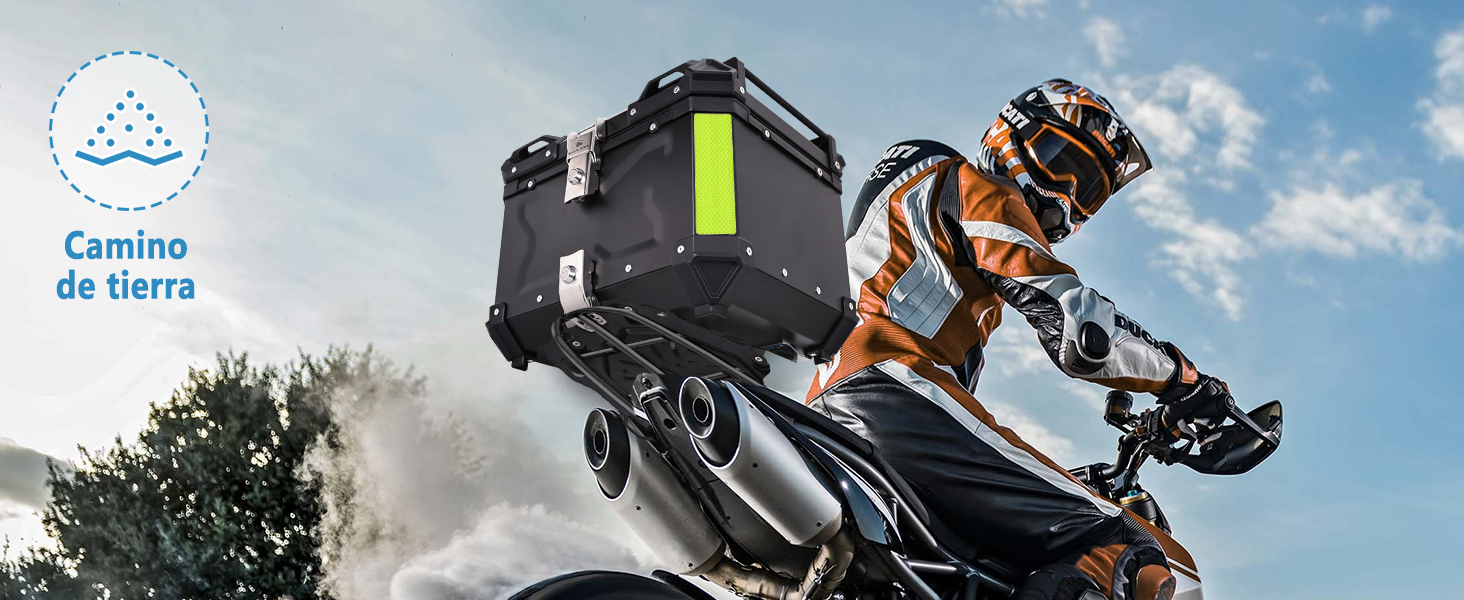 Caja para Moto 45L de Aluminio