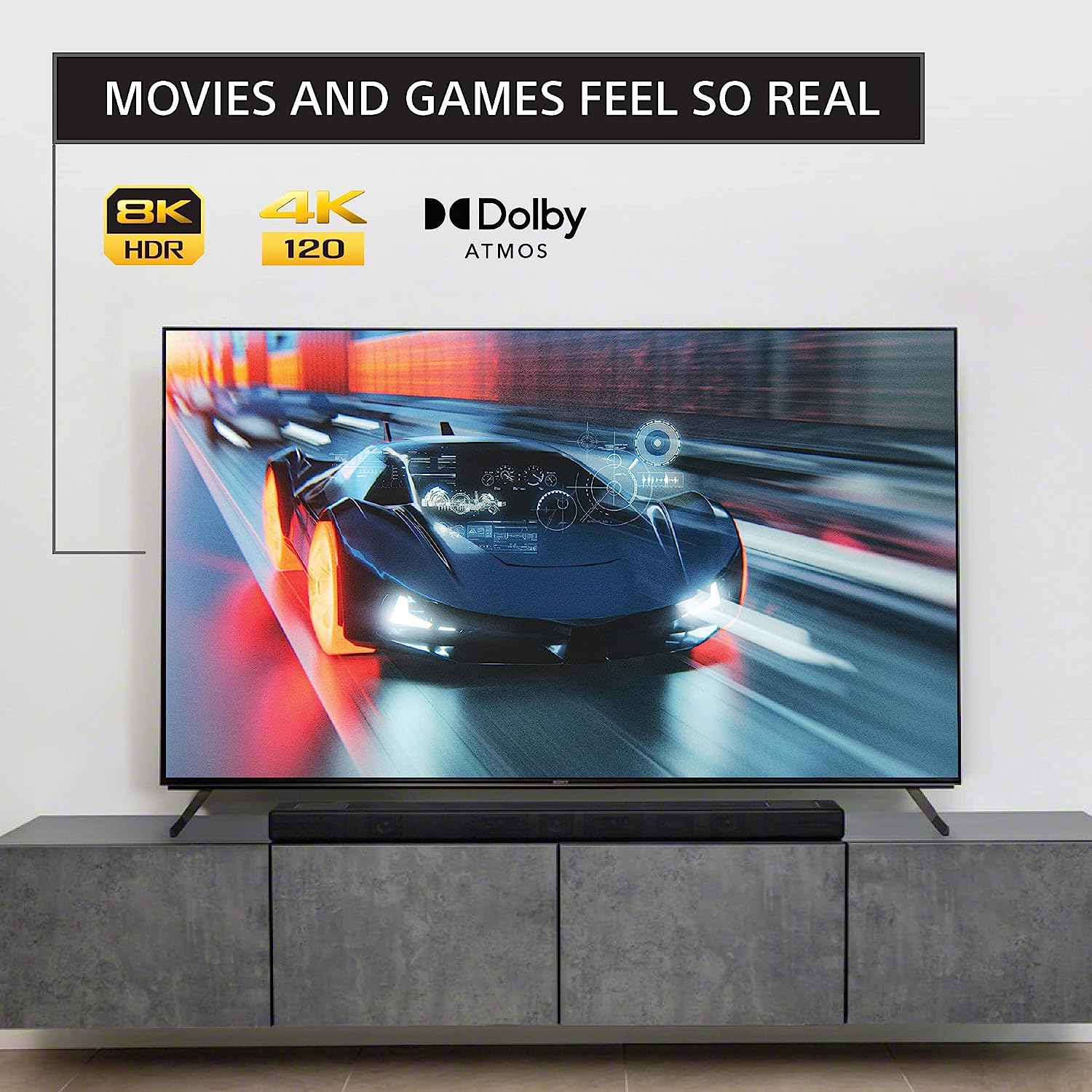 Sony Pantalla X80K 43 Pulgadas KD-43X80K 4K UHD LED Smart Google TV Modelo 2022