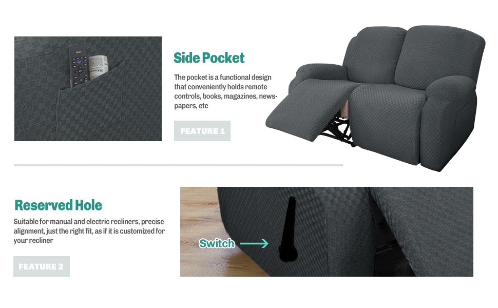 couch covers for reclining couches