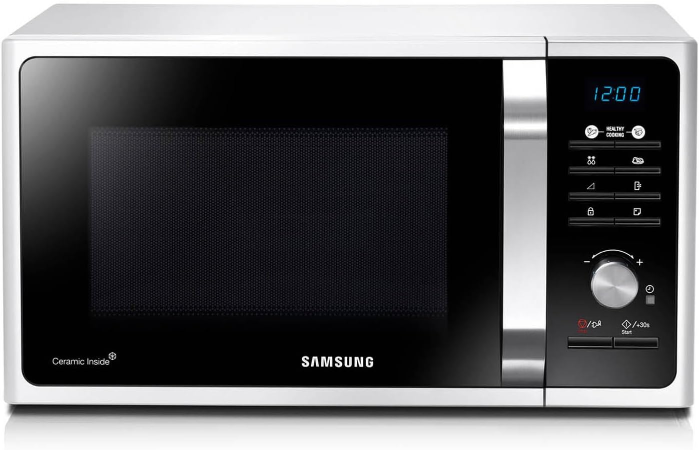 Samsung Ms32F303Taw/Ax Horno De Microondas Con Ceramic Inside, Color Blanco