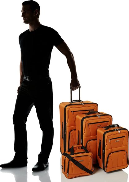 Rockland F32-charcoal, Juego De Equipaje, Carbón, Una Talla