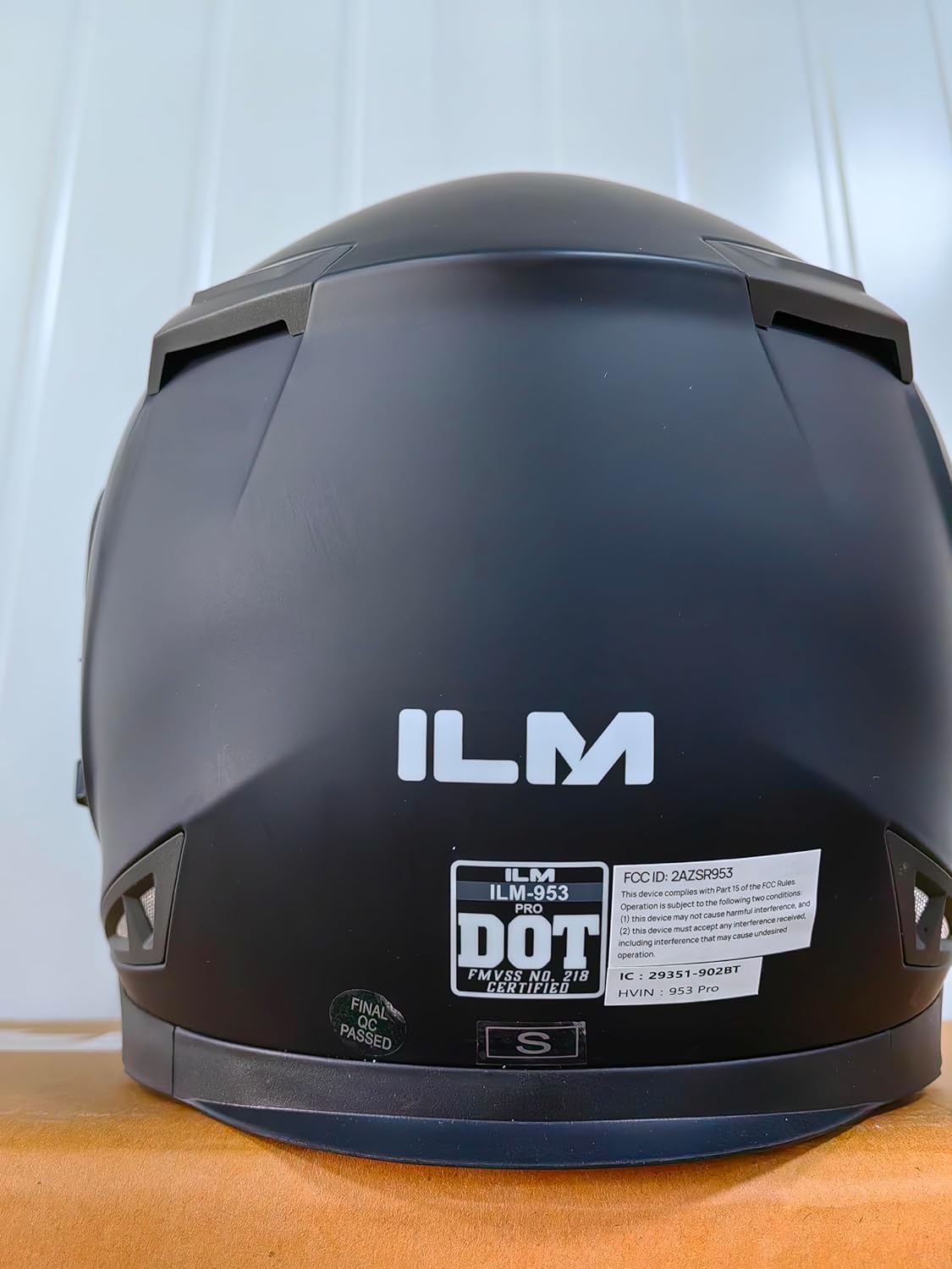 ILM - Casco de Motocicleta Modular Integrado con Bluetooth, con protección Solar para Mp3, Modelo 953/953 Pro