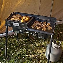 Cocina doble quemador mejor camping coleman stansport campamento cocina al aire libre explorador 2x 3x cocina cocina