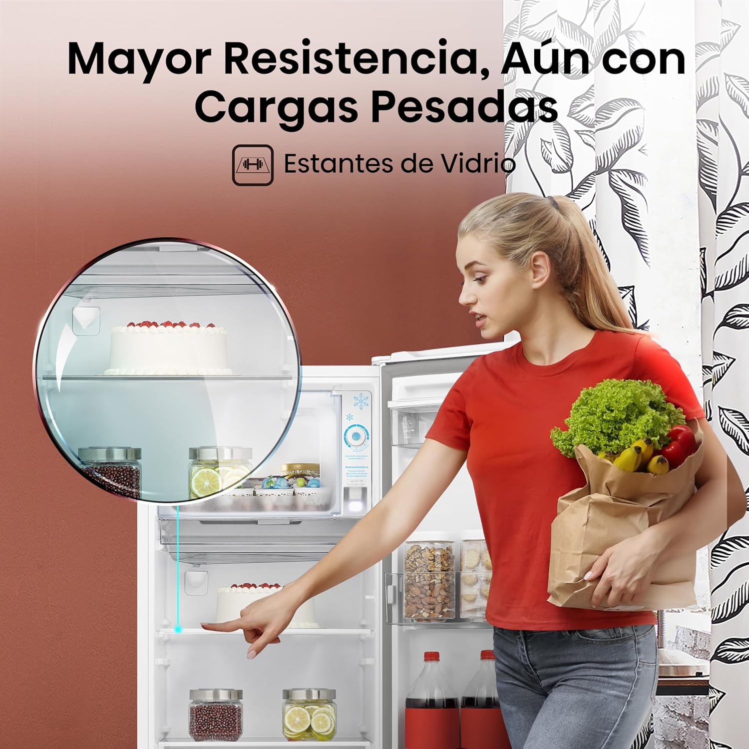 Hisense RR63D6WGX-Refrigerador Una Puerta, 6.3 pies cúbicos con Dispensador de Agua,Deshielo Semiautomático,Sello de Puerta Antibacteriano,52x54x128cm(AnchoxLargoxAlto),Gris