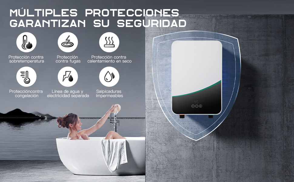  Calentador de Agua Instantáneo