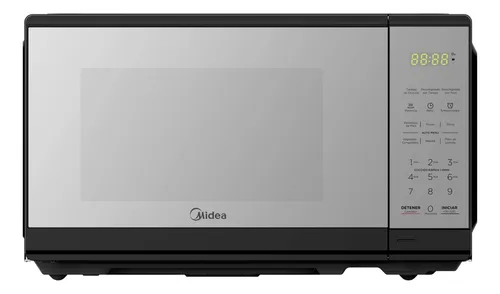 Horno Microondas Midea Mmdf07s2mb Negro Espejado 20l 120v
