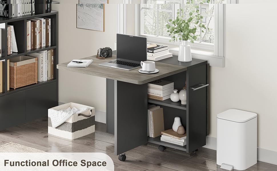 mesas de hojas sueltas para espacios peque&ntilde;os