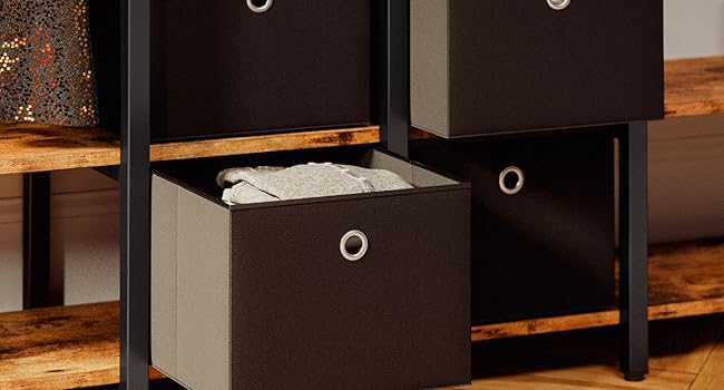 garment rack with drawers