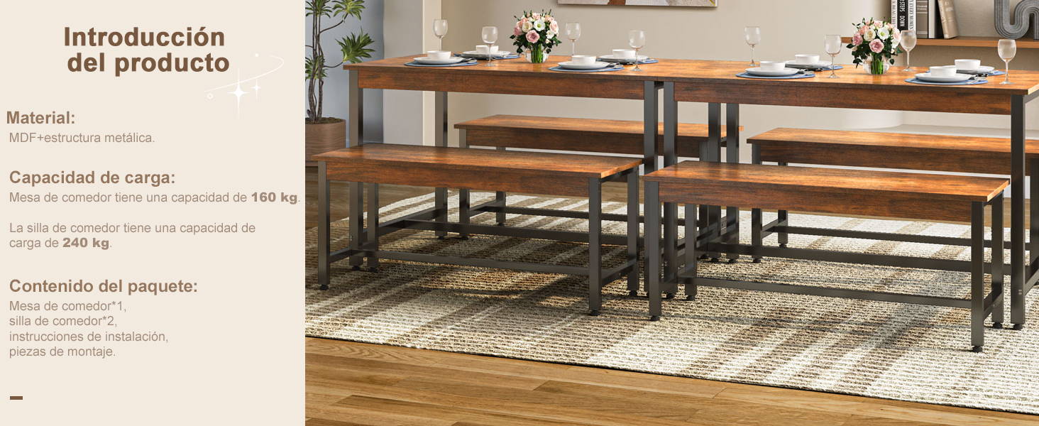Comedor 4 Sillas