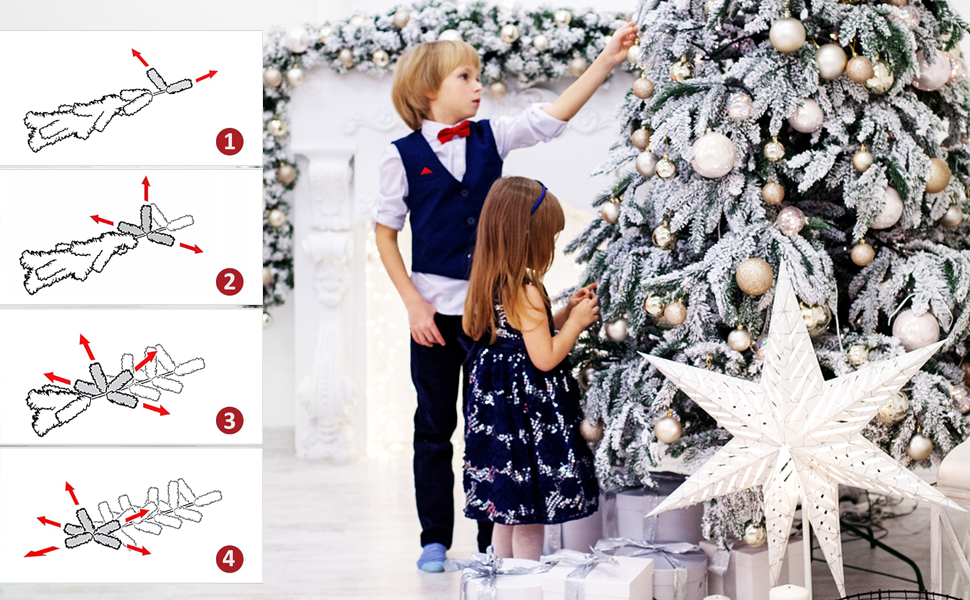 LONGLIV 2.1M &Aacute;rbol de Navidad Nevado