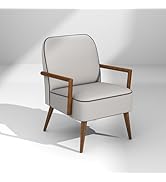 FurnitureR Silla Decorativa de Mediados de Siglo, Silla de Comedor Moderna, Sillón Retro de Mader...