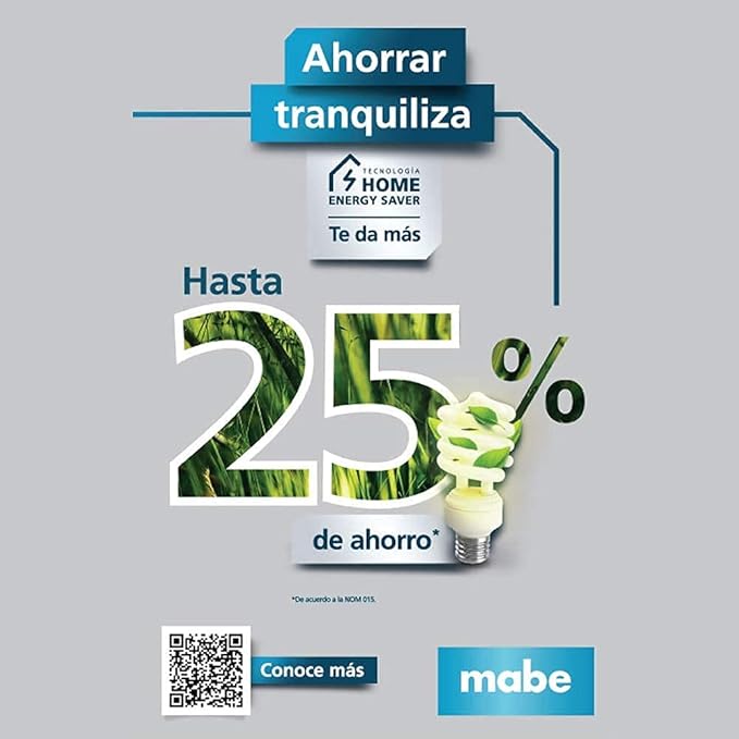 Refrigerador Automático 360 L Inoxidable Mabe - RME360FDMRX0