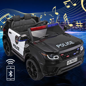 Paseo para niños en coche de policía