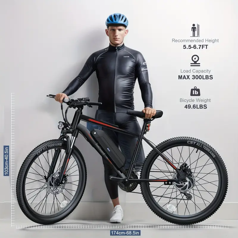   el&eacute;ctrica de monta&ntilde;a de 26,   adultos con bater&iacute;a extra&iacute;ble de 36 V y 374 Wh,   el&eacute;ctrica con   de   de 500 W, 21  es, autonom&iacute;a de   50  ,     de 20 MPH,   el&eacute;ctrica    . detalles 8