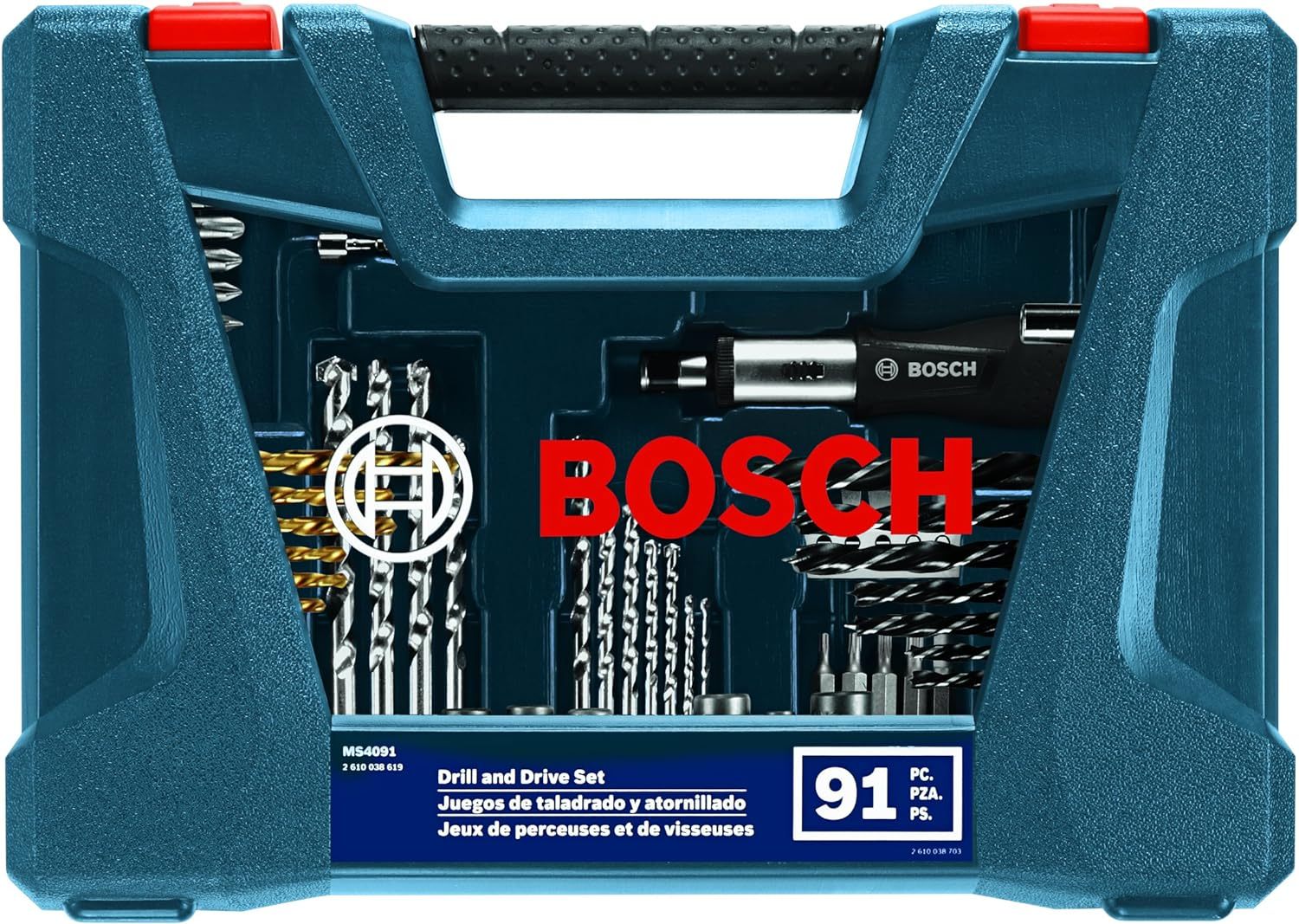 Bosch CLPK22-120 Kit combinado de 2 herramientas de 12 V máx. con Taladro/Atornillador de 3/8", Atornillador de impacto y (2) baterías de 2.0 Ah