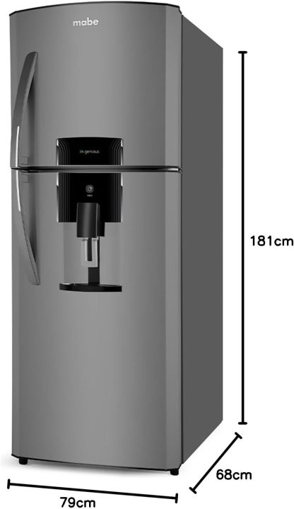 Refrigerador Automático 360 L Grafito Mabe - RME360FDMRE0