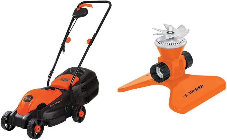 BLACK+DECKER Cortadora de Césped 1200W de 12,5" (32cm) de Ancho (GR1000-B3)