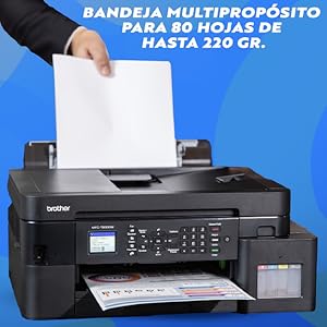 BROTHER,Impresora Multifuncional,Imprime,copia,escanea,InkBenefit Tank,WiFi,Dúplex,Kit de Tintas
