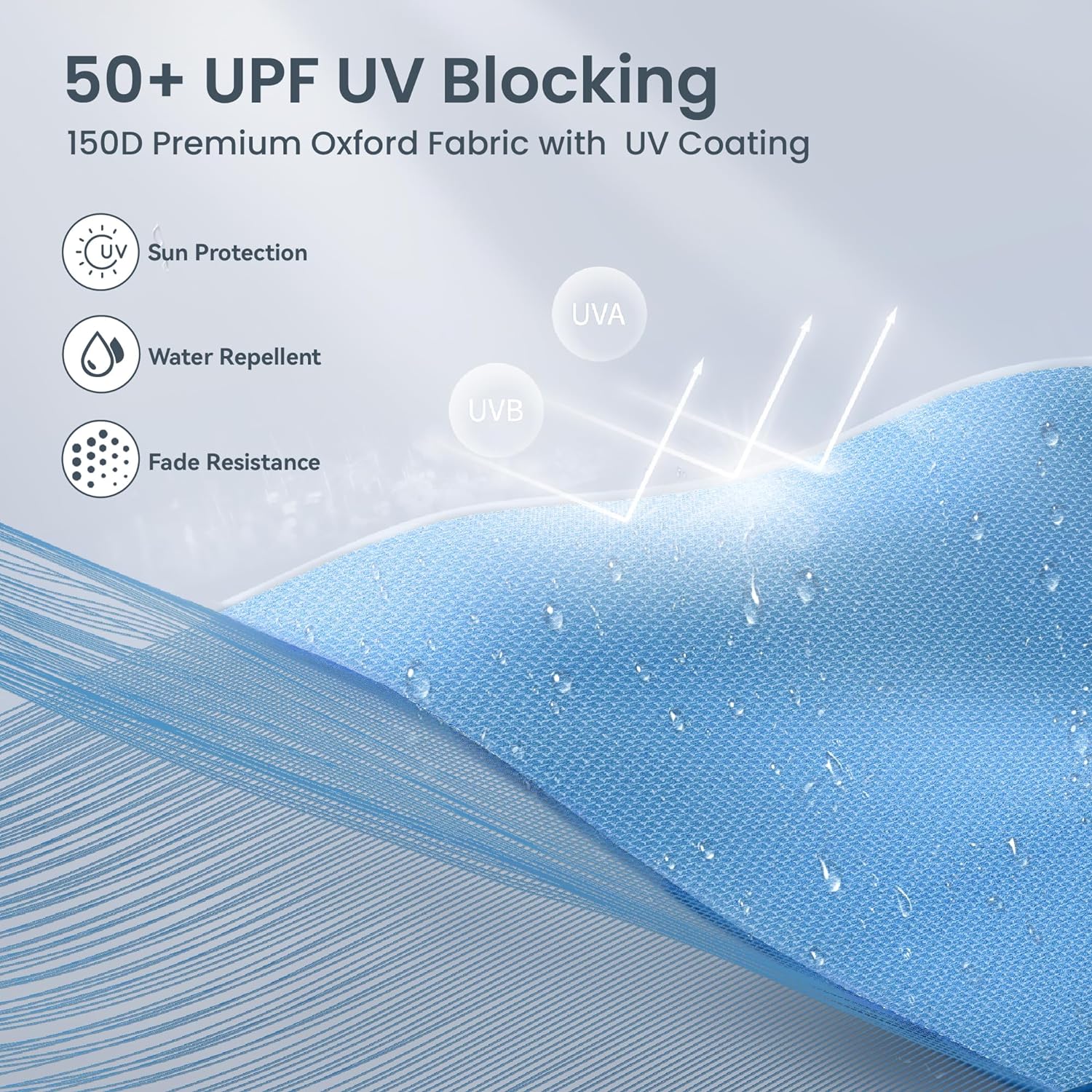 PHI VILLA - Toldo parasol con bloqueo UV de 4 x 4 m con kits de herramientas, pantalla de cenador para patio al aire libre, eventos de jardín, marrón-Clavijas de tierra para tienda de campaña al aire libre, clavijas para campamento con dosel