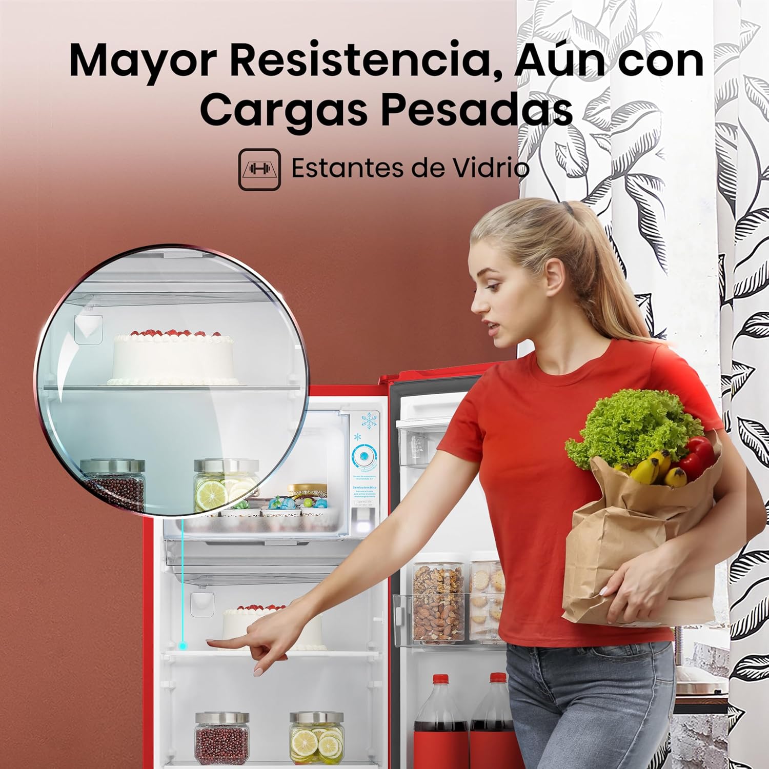 Hisense RR63D6WGX-Refrigerador Una Puerta, 6.3 pies cúbicos con Dispensador de Agua,Deshielo Semiautomático,Sello de Puerta Antibacteriano,52x54x128cm(AnchoxLargoxAlto),Gris
