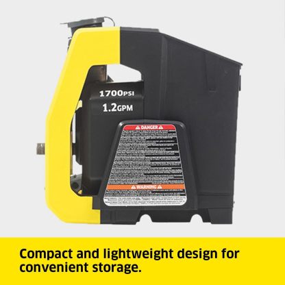 Karcher - Máquina limpiadora eléctrica a presión, K1700 Cubo, Amarillo