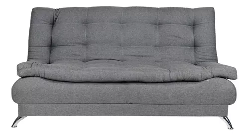 Sofá Cama Salas Modernas Minimalistas Capitonado Sofas Cama Color Gris